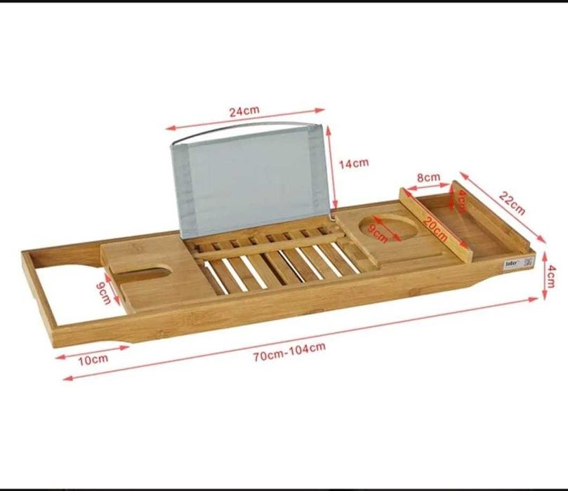 Бамбукова поставка за вана