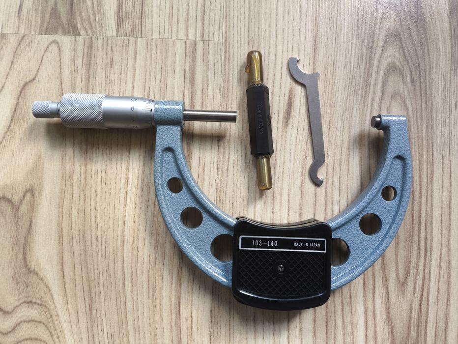 Външен микрометър Mitutoyo 103-140-10 – с тресчотка: 75-100 мм