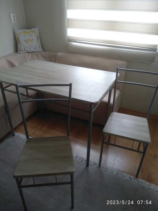 Комплект маса с 4 стола