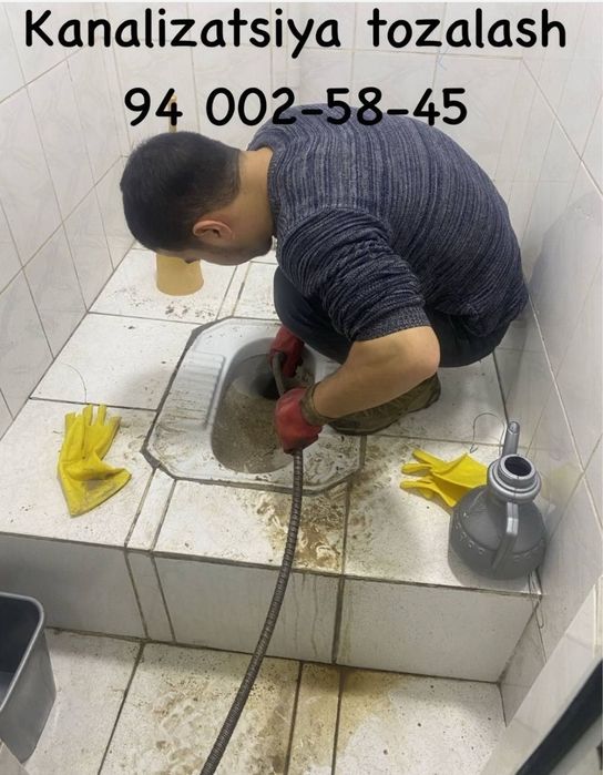 Kanalizatsiya tozalash 24/7 канализация
