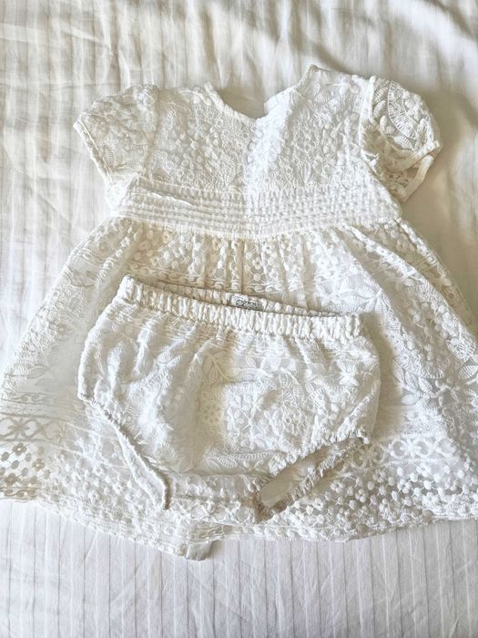 Лот летни дрешки за момиче, размер 74-80 (6м-12м) на НМ, Zara Mini, Mamas&Papas и др.