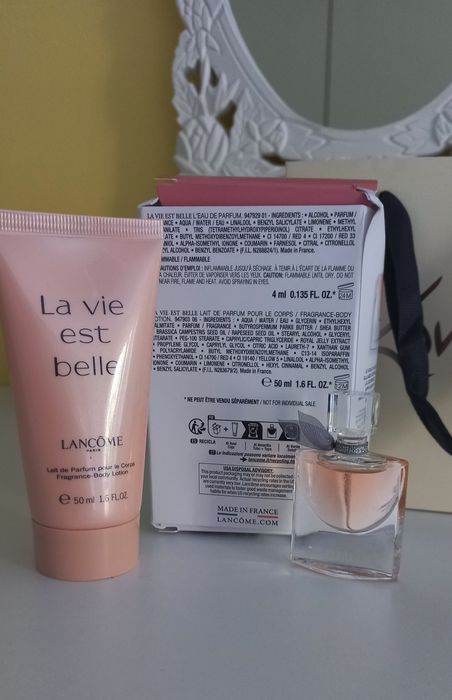 Set Lancôme parfum+lapte corp parfumat