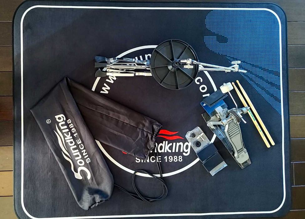 Педал за каса / барабани Yamaha и тренировъчна подложка QuietKick