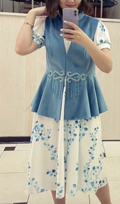 Платья в национальном стиле «мама доча»