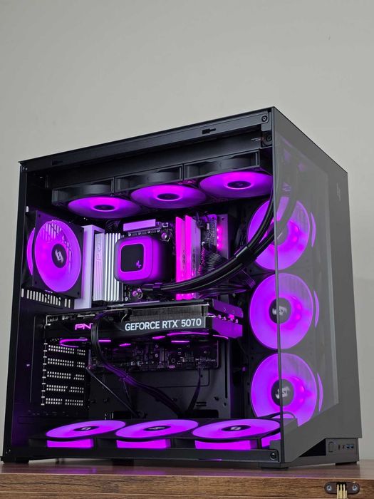 Геймърски компютър - Нов | Ryzen 7 7800X3D | RТX 5070 | DDR5 RAM | SSD NVMe