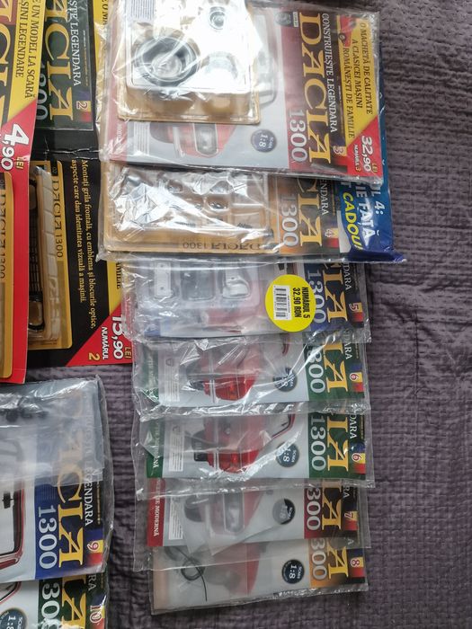 Numere Dacia 1300 scara 1:8 de la 1-16