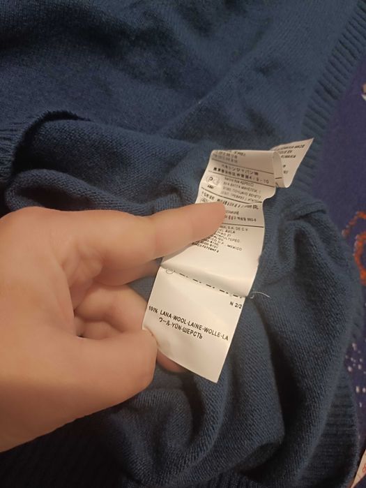 Vestă bleumarin din lână Benetton