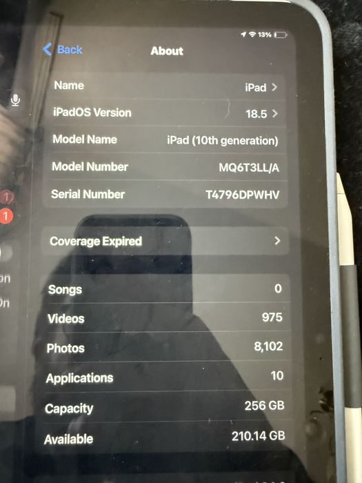 iPad 10th Gen 256GB (Cellular) / Accessories