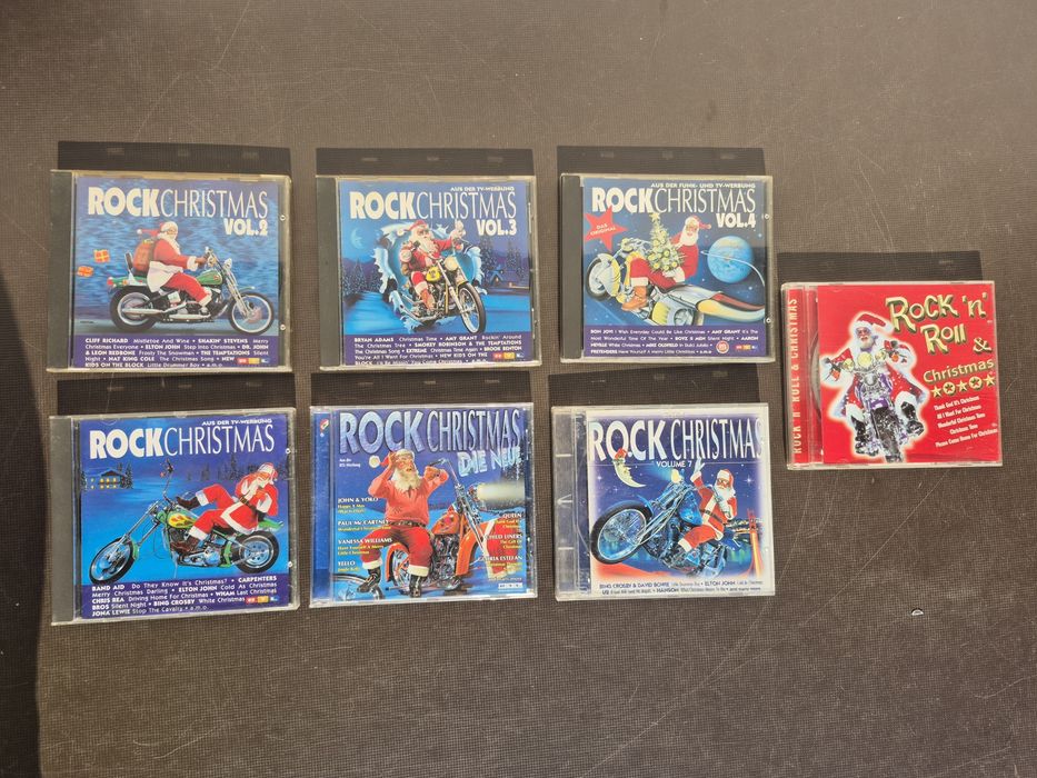 Vând Lot 7 CD muzica usoara straina mixta Rock Craciun