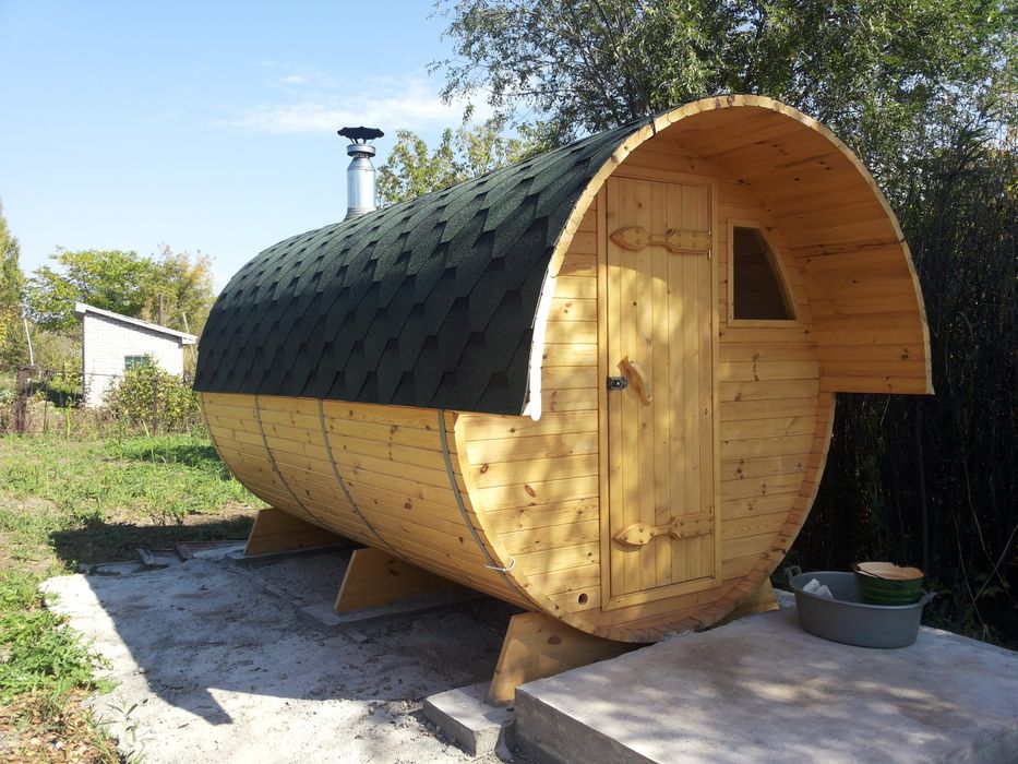 Баня бочка под ключ