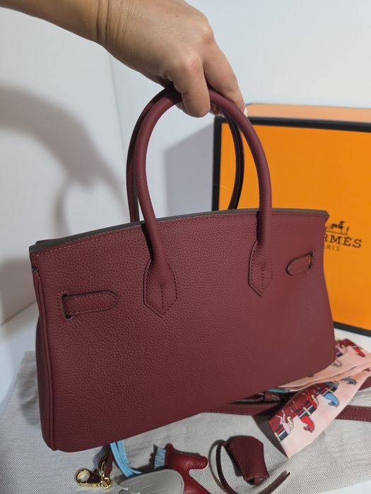 Налична чанта Hermes Birkin Rouge H