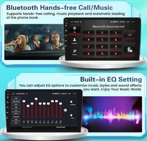 FULUKU мултимедия за Toyota Auris 2006 до 2011, 2+64GB, Android 13