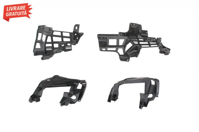 Difuzor Bara Spate cu Ornamente Negru pentru sistemul de evacuare Negr