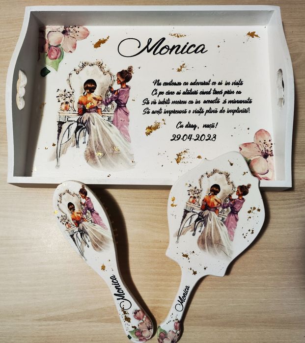 Tăviță mire și mireasă