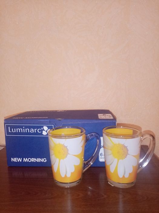 Luminarc чайные кружки 6 штук
