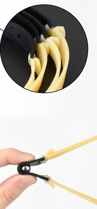 Ластици за прашка 2 мм плоски с  мишин (кожа жилка разпинялка)