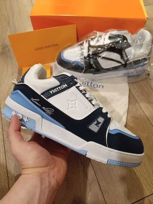 Louis Vuitton Trainer – Ediție Nouă (Alb/Bleu)