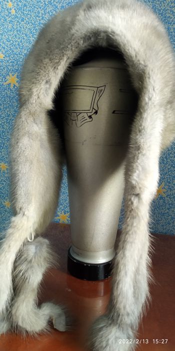 Норковая шапка- ушанка