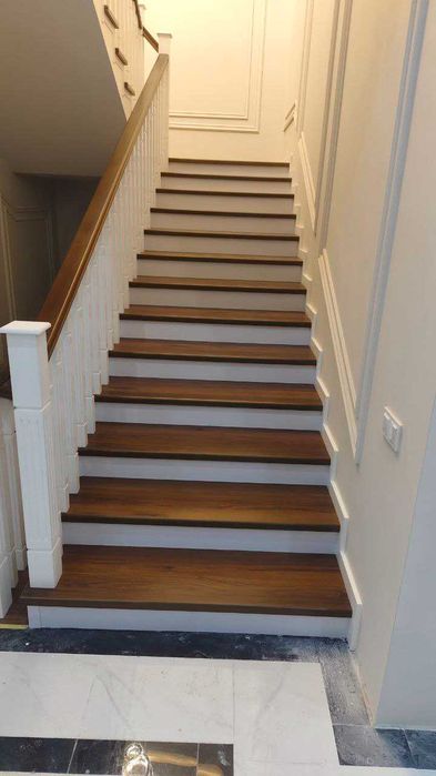 Yogʻoch zina ishlab chiqaramiz obshivka zinapoya mdf shpon zna зина