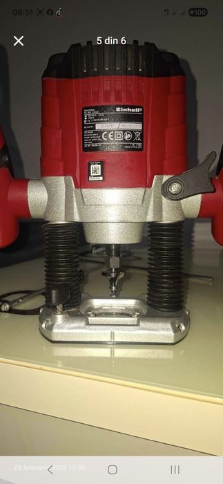 Masina de frezat Einhell TC-RO 1155 E, 1100 W, 30000 RPM, 55 mm