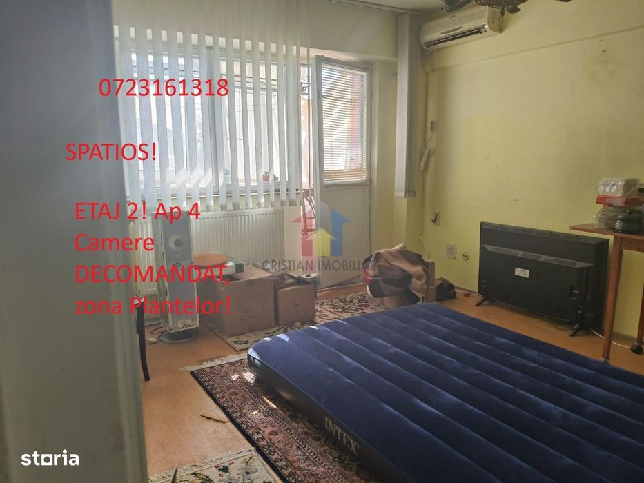 4 camere, 80 mp, etaj 2, Decomandat - Plantelor — fotografia 1
