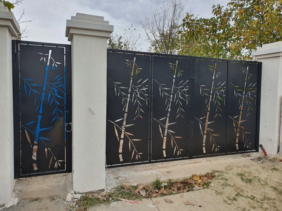 Porți tabla decupata CNC traforata