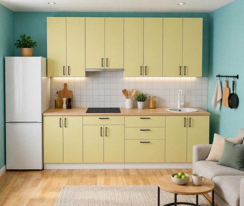 Экспресс НОВАЯ кухня за 3 дня 2,4 м цена полностью за кухню