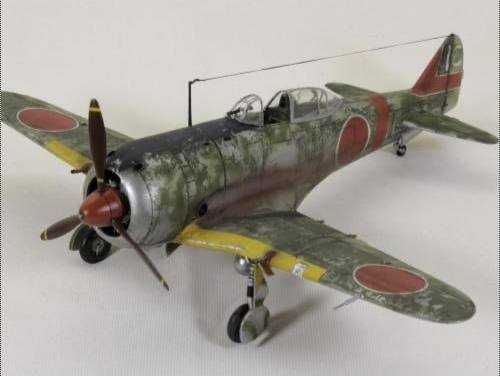 Сборная модель самолета Ki-44 Shoki (Hasegawa, 1:48)