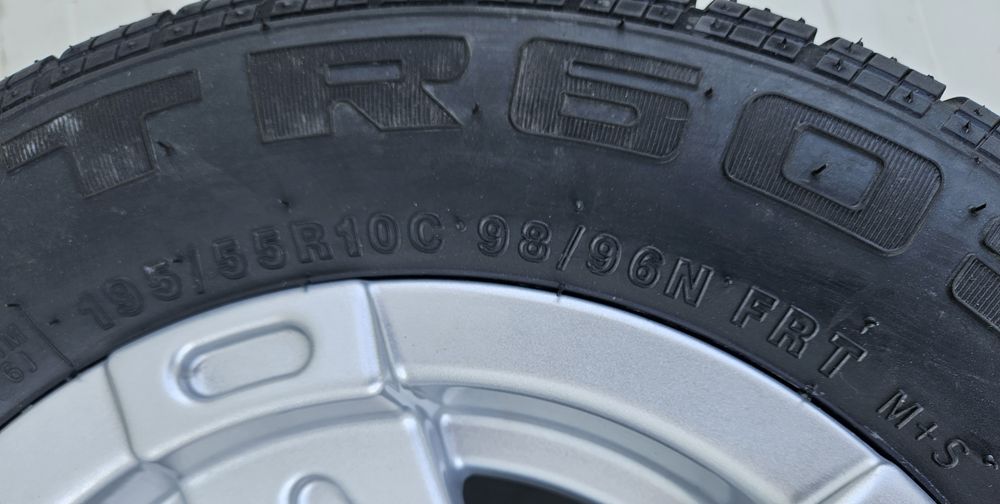 Roata completa 195/55 R10C, Anvelopa Security pe Janta aliaj ET-4
