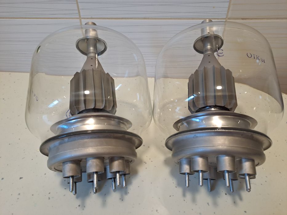 GU-46 pereche tuburi electronice / lămpi, rusești,  NOI