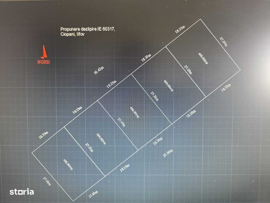 Teren intravilan de vanzare in Izvorani | Loturi de 500 mp si 1500 mp