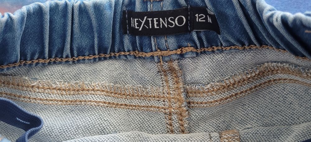 Geaca Zara 80 cm+ pantaloni denim 12 luni