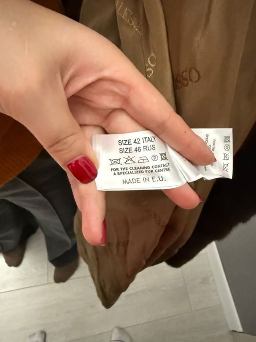 Норковая шуба Alessandro Bosso, Made in E.U.