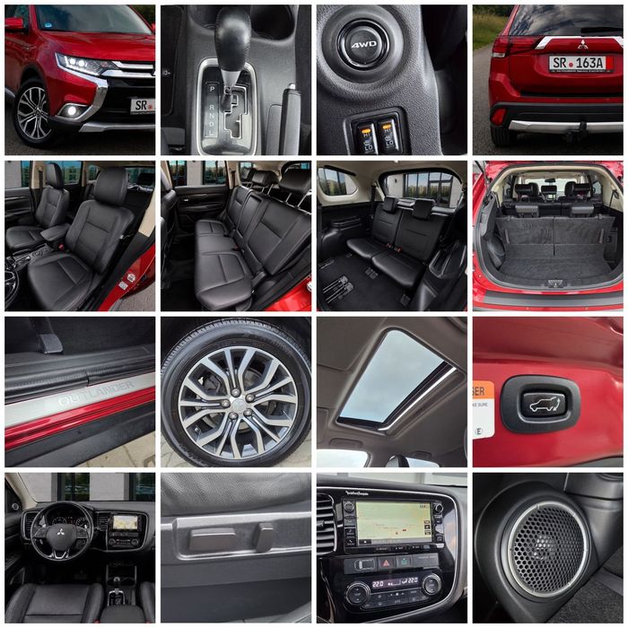 Mitsubishi Outlander 7 Locuri~Full Extra~4x4~Automat~Trapa~Piele~Bi Xenon~Navi~Camera~Hayon