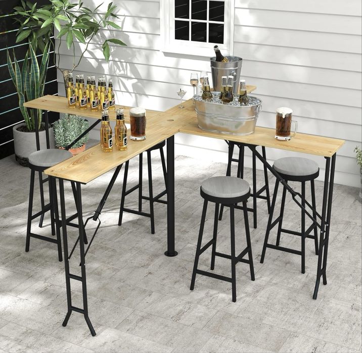 Сгъваема маса Outsunny за до 20 човека