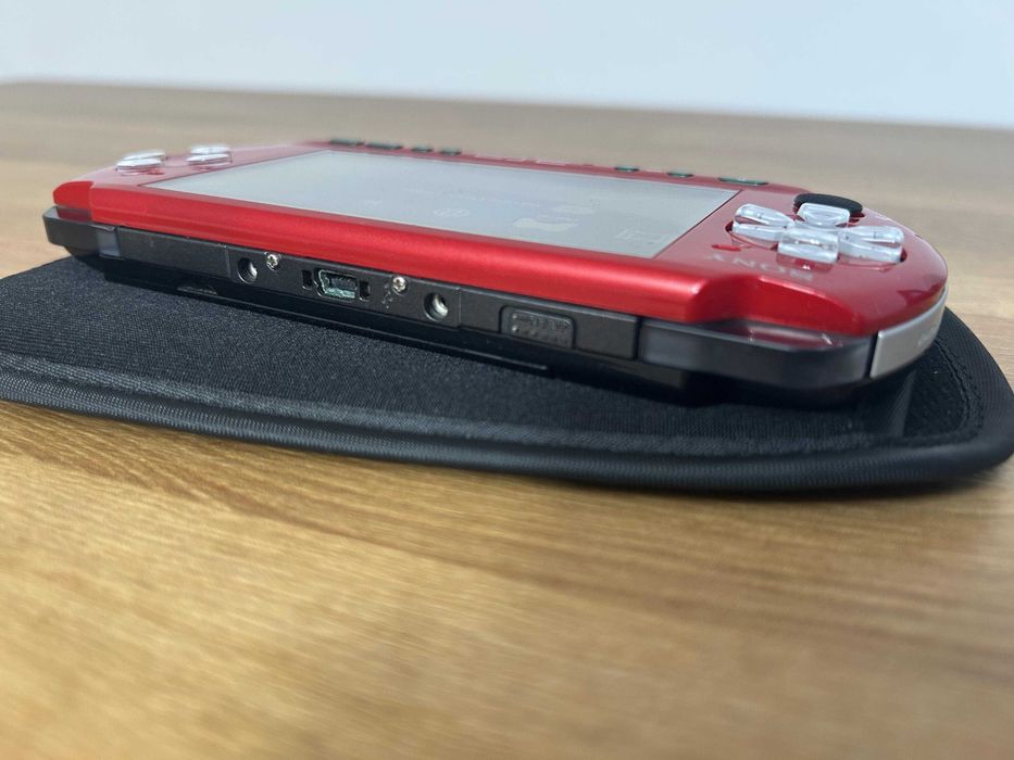 PSP 3000 Radiant Red modată — rosu metalizat rar | Japonia