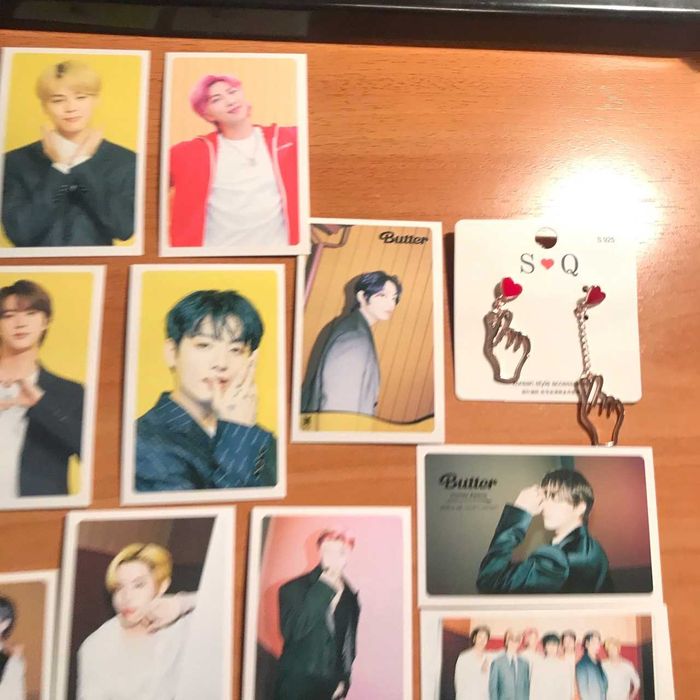 Шикарные сережки Borahae