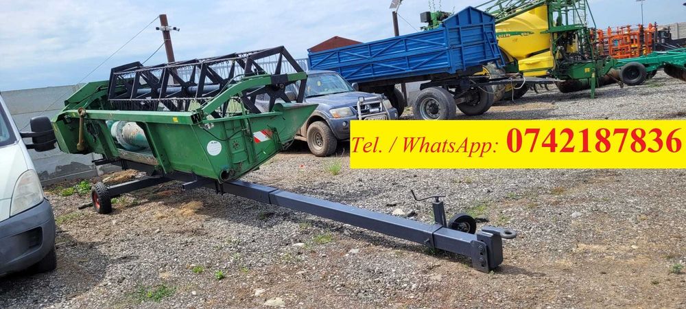 Scule si unelte: Header John Deere + carut transport