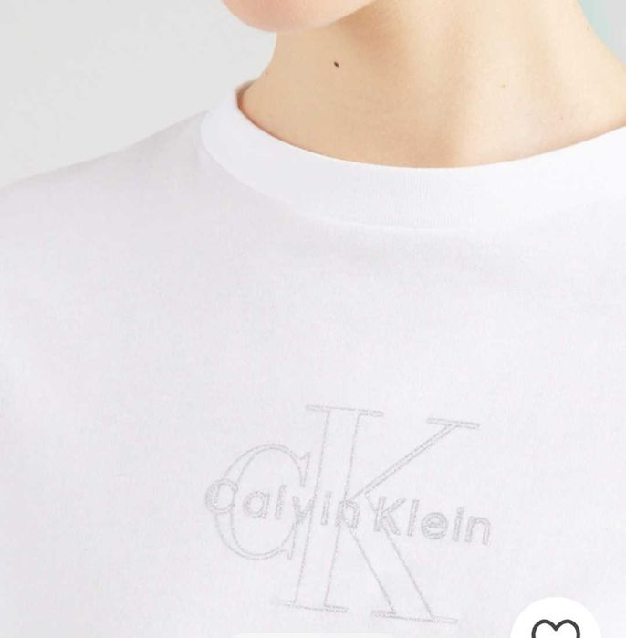 Нова бяла тениска Calvin Klein