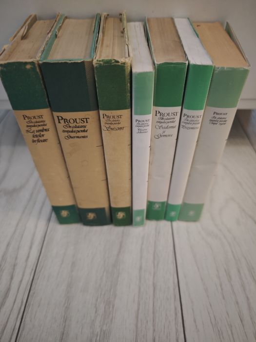 Set În căutarea timpului pierdut,Complet 7 vol, Proust, 1985-2003