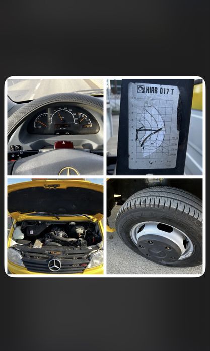 Mercedes sprinter 413 macara+bascula