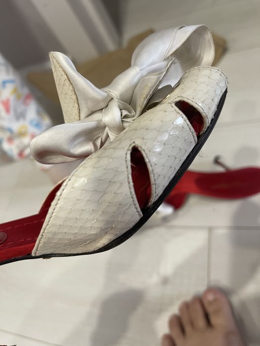 Босоножки из питона Dolce&Gabbana