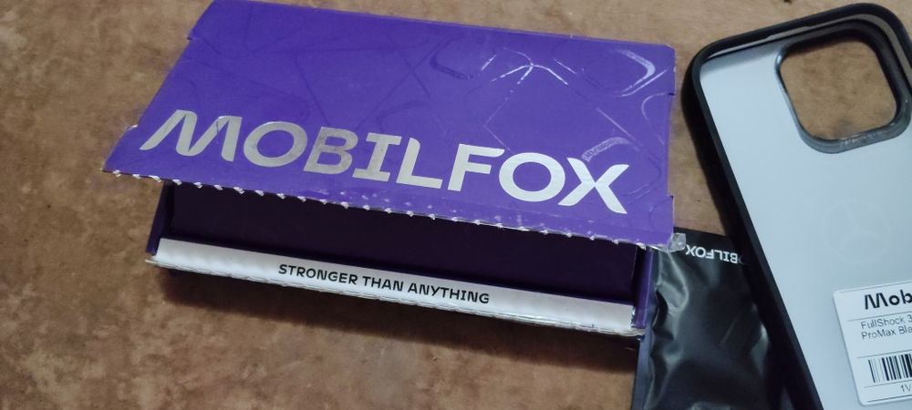 Husă mobilefox iPhone 16 Pro Max Black