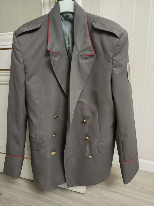 Китель стальной, серый