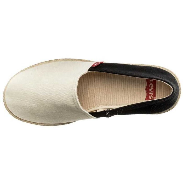 %ПРОМО% LEVI’S № 40 – Дамски ежедневни еспадрили "CREAMY BLACK" нови