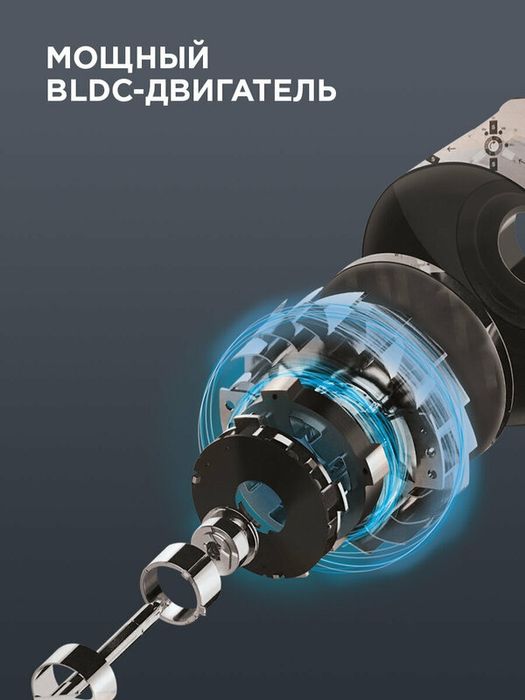 Пылесос вертикальный беспроводной REDMOND RV-UR370, 2 в 1: для дома