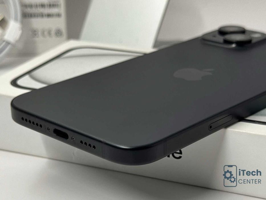 iPhone 15 Plus, 128GB, Black, НОВ, 100% батерия, 1г. ГАРАНЦИЯ!