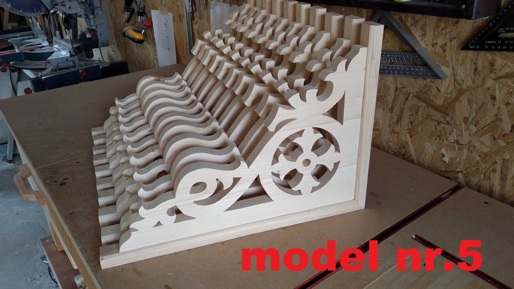 Ornament coltar pt. terasa foisor filigorie, la imbinare stalp grinda