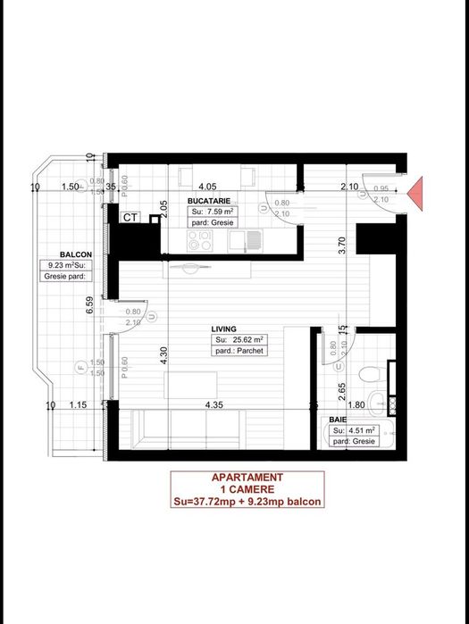 Apartament cu 1 camera, Direct Dezvoltator- Royal Town Copou Iasi