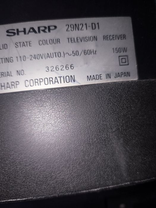 Телевизор Шарп 1993г ушастый в рабочем состоянии